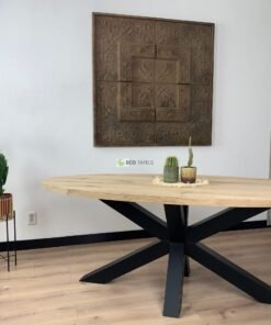 Alternative view of Eiken Ovale tafel Matrix-Poot