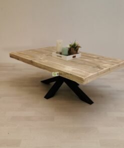 Industriële steigerhout salontafel Matrix-Onderstel