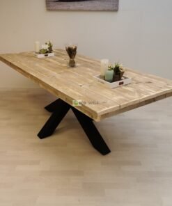 Industriële steigerhout tafel Matrix-Onderstel