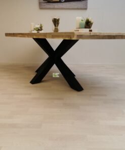 Alternative view of Industriële steigerhout tafel Matrix-Onderstel