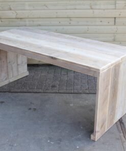 Alternative view of Steigerhout tafel U-Model