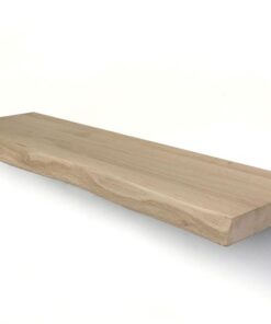 Eiken wandplank 140x20 boomstam