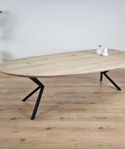 Eikenhout Organische tafel met Kik-Poten