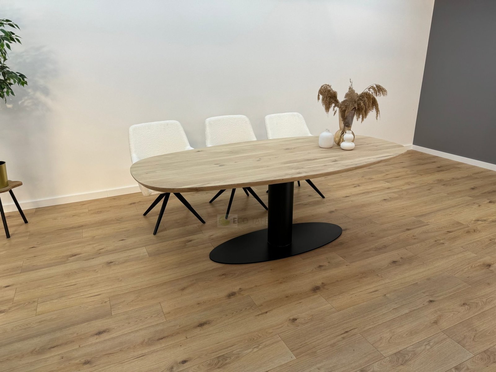 Eiken Deens ovale tafel O-Poot Ovaal - Eco tafels