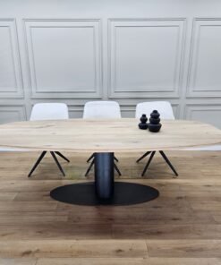 Eikenhout Deens ovale tafel O-Poot Ovaal