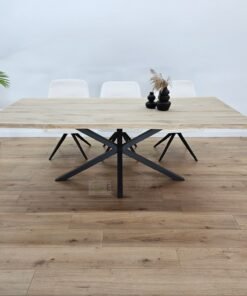 Eikenhout boomstam tafel met Matrixpoot k5