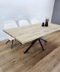 Alternative view of Eikenhout boomstam tafel met Matrixpoot k5
