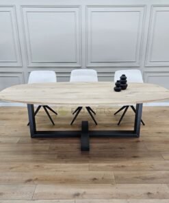 Eiken Deens ovale tafel met Plus Frame
