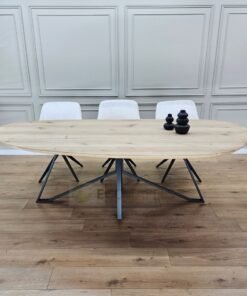 Eikenhout Organische tafel met Libelle onderstel