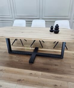 Alternative view of Eiken plat ovale tafel met Plus Frame