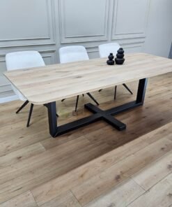 Alternative view of Eiken tafel met afgeronde hoeken met Plus Frame
