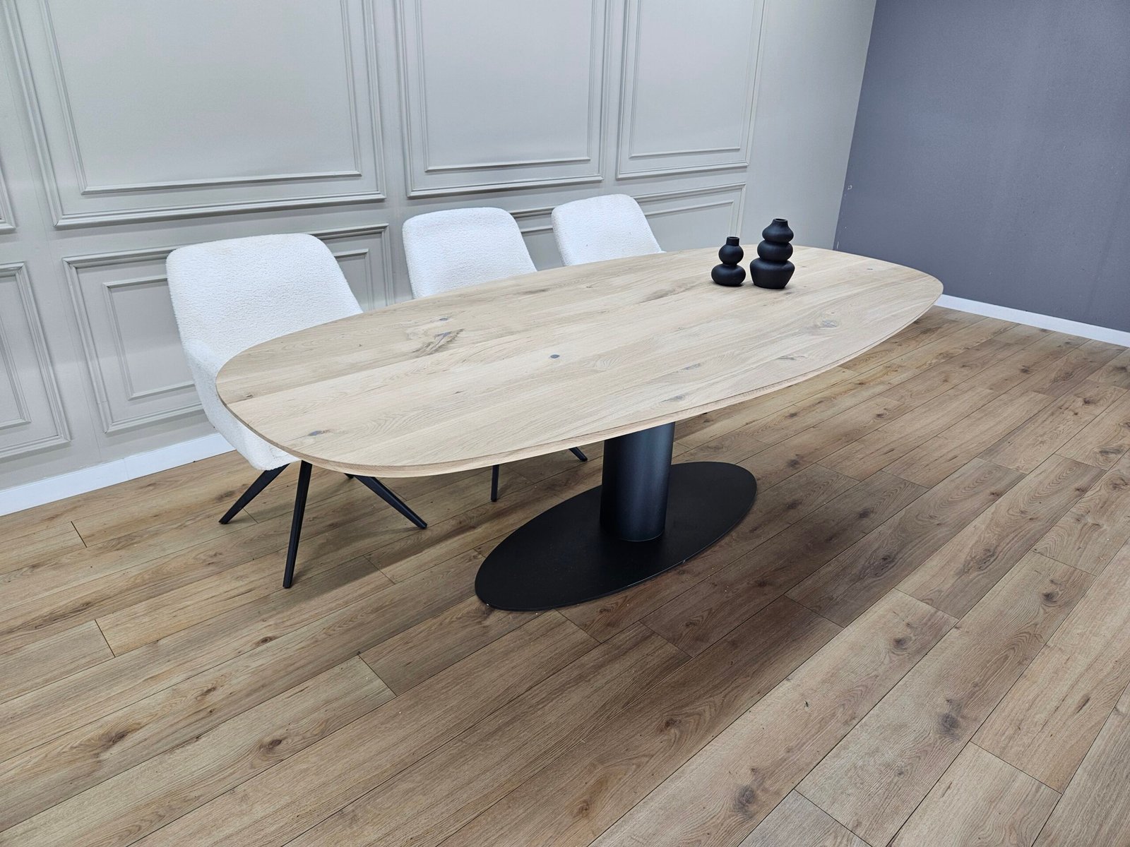 Eiken deens ovale tafel