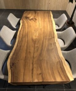 Suarhout boomstam tafelblad