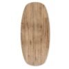 Eiken deens ovale tafel