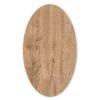 Eiken ovale tafelblad