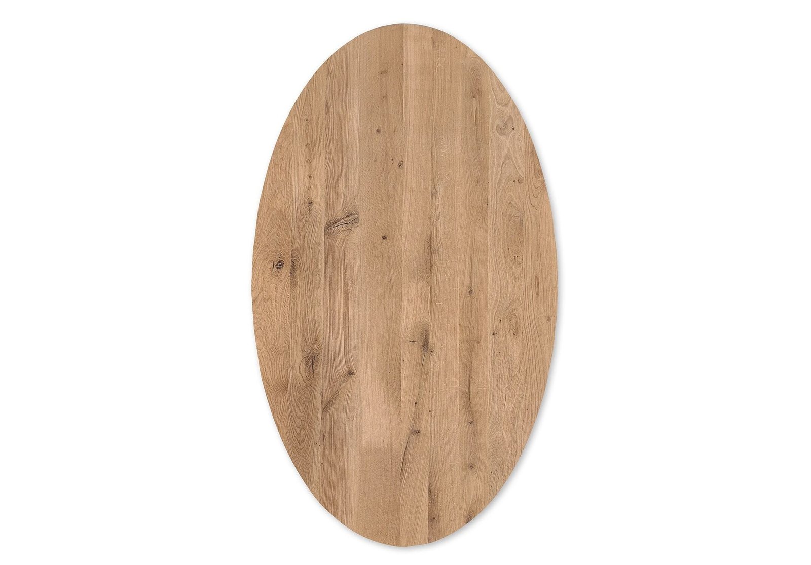 Eiken ovale tafelblad